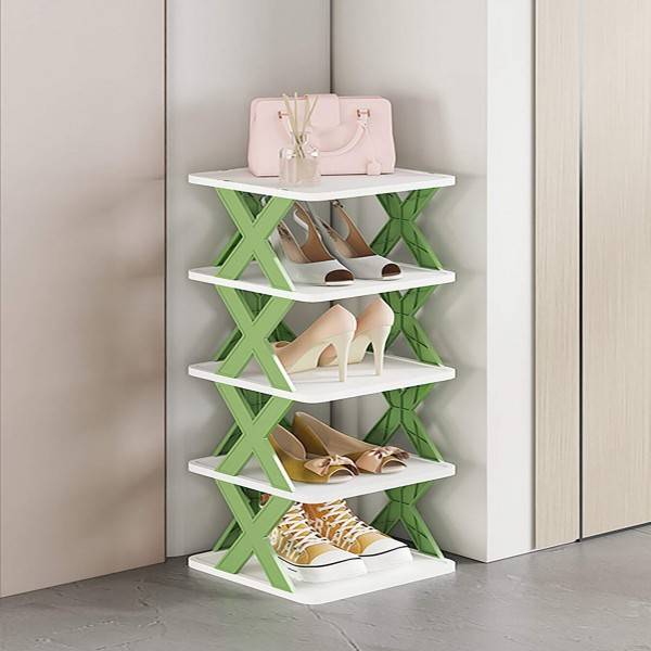 5 Layer Shoe Rack X Design