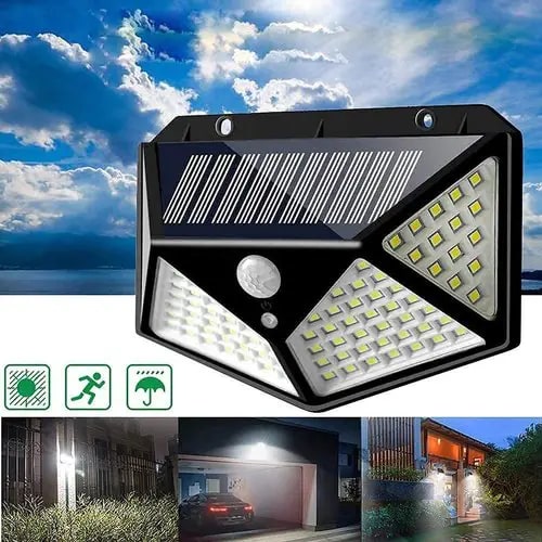 Motion Sensor Waterproof 100 Led Solar Light